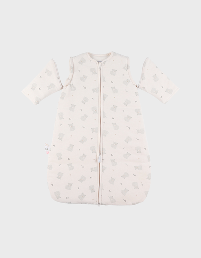 [5414220229489] Gigoteuse - Noukie's - Gaz de coton 1-6 mois beige avec des vaches (70cm) Tog 2-3,5