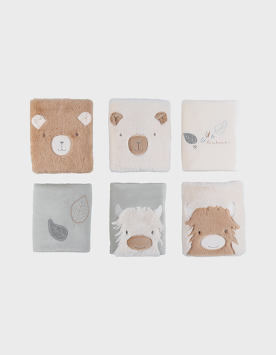 [5414220229281] Lot de 6 protèges barreaux pour Lit/parc - Noukie's - Fluffy, Lily et Orso 