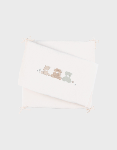 [5414220229274] Tour de lit - noukie's - Beige brodé 