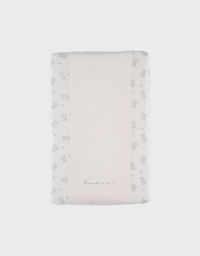 [5414220230430] Housse pour matelas à langer - Noukie's - éponge écrue 67x45