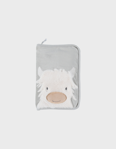 [5414220229434] Protège carnet de santé - Noukie's - Fausse fourrure verte Fluffy 