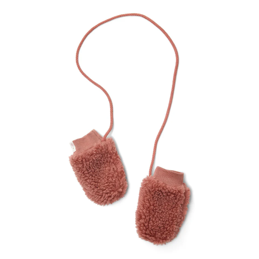 [8721122583654] Moufles teddy - Little dutch - Rose 3/9 mois 