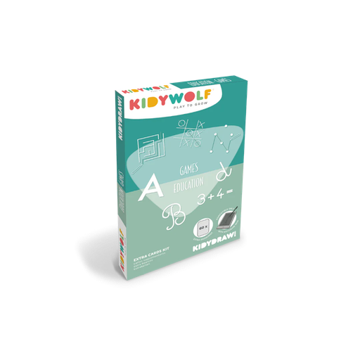 [5407009182426] Cartes pour tablettes à dessin - Kidywolf - Jeux et éducations. 60pcs