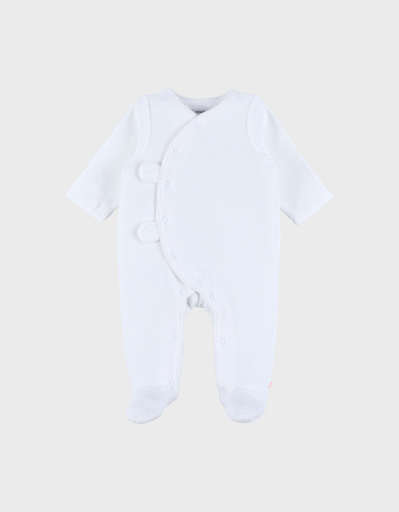 [5414220228772] Pyjama en velours - noukie's - Blanc. 3 mois   