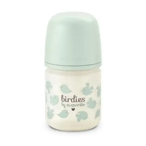 [8426420905183] Biberon - Suavinex - 120ml - Birdies - SxPro XS - Vert 