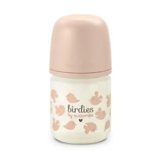 [8426420905176] Biberon - Suavinex - 120ml - Birdies - SxPro XS - Rose