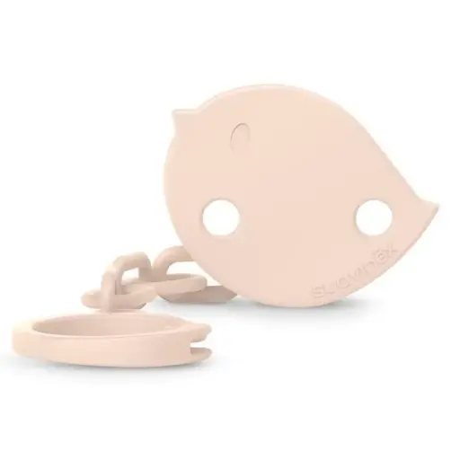 [8426420905039] Attache-sucette - Suavinex - Chaine birdies - Rose 
