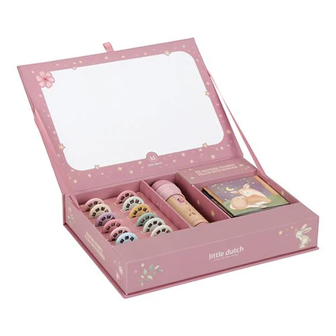 [8713291447806] Projecteur d'histoire lampe de poche - Little Dutch - Rose