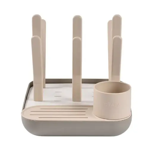 [3384349117511] Egouttoir biberons - Beaba - Forêt beige