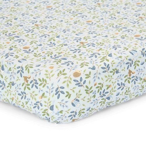 [8720986879439] Drap housse lit bébé - Little dutch - Forest Adventure Bleu ( 70 x 140 - 150 cm ) 