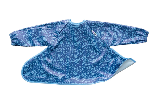 [5060456751746] Bavoir Supplémentaire du Kit Bavoir et Plateau - Tidy Tot - Fleur de jardin bleu