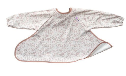 [5060456751753] Bavoir Supplémentaire du Kit Bavoir et Plateau - Tidy Tot - Fleur de jardin rose