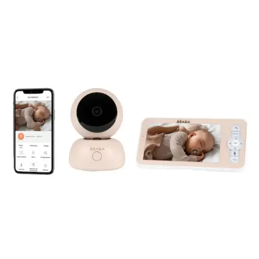 [3384349304270] Babyphone Camera - Beaba - Zen premium 2 - Terre d'argile