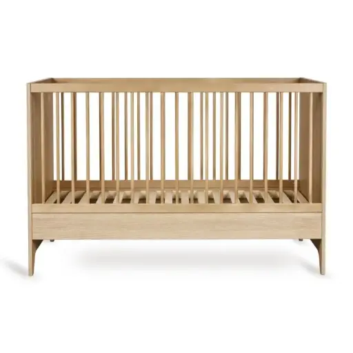 Lit bébé - Quax - Tsugi lit évolutif - 70 x 140 - Honey Ash 