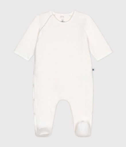 [3617102229665] Pyjama en tubique - Petit Bateau - Cœurs 6 mois (67cm)