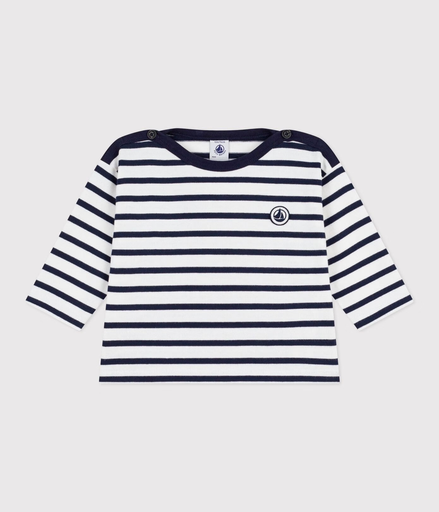 [3617103049835] Marinière - Petit Bateau - Coton iconique 12 mois (74cm) 