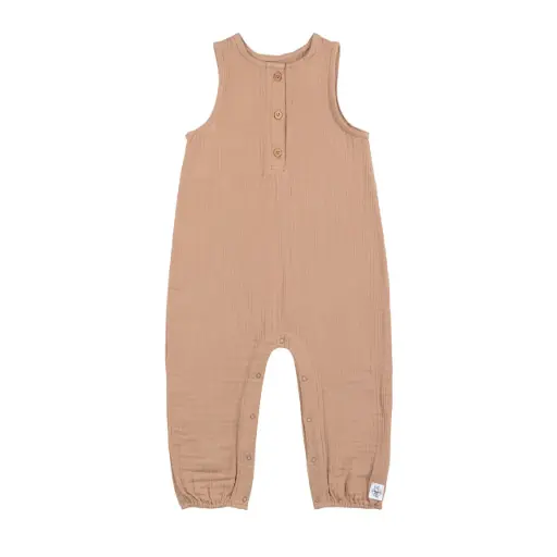 [4066239107787] Combinaison en mousseline - Lassig - 3/6 mois - Coton bio, Erable   