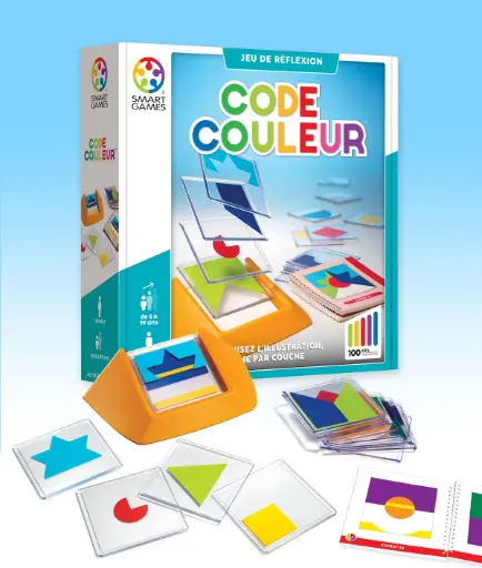 [5414301513582] Jeu - Smart Games - Code couleur - 5ans+