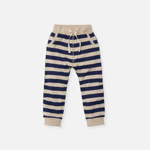 [8721161568629] joggers anti UV - Cloby -  Navy Stripe 12-18mois