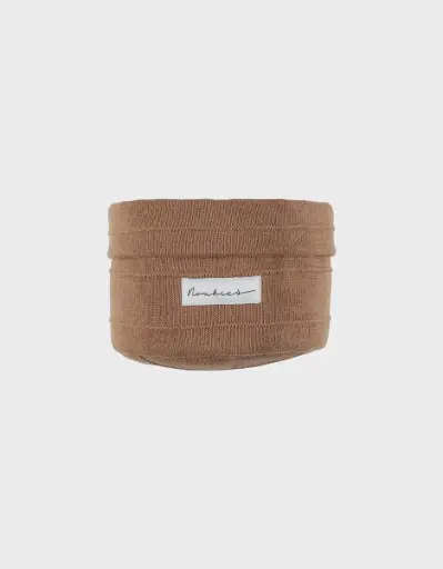 [5414220241238] Panier tricoté - noukies - caramel