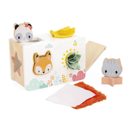 [3700217351403] Boite à mouchoirs sensorielle -Janod - Pure