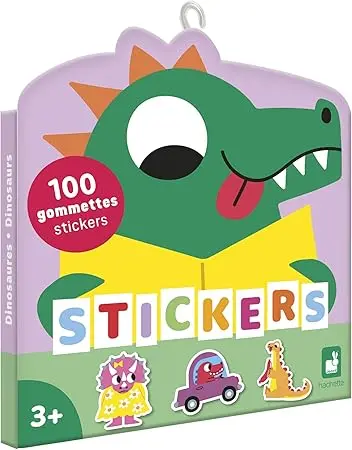 [3700217392055] Cahier de stickers - Janod - Aventuriers