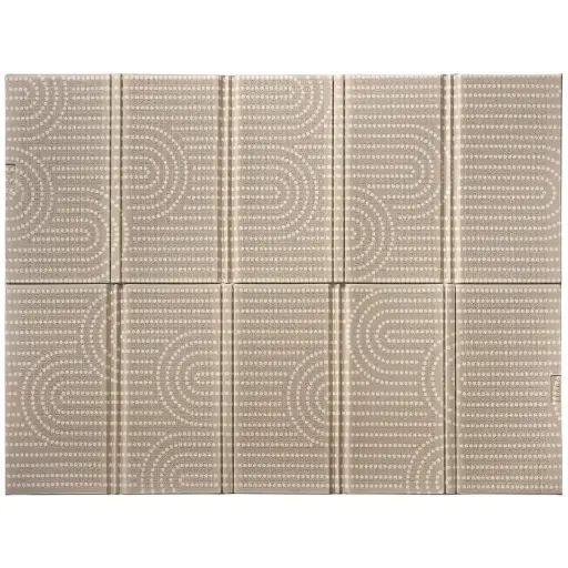 [3384349150747] Tapis en mousse/circuit - Béaba - Beige à pois