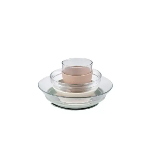 [3384349136444] Coffret repas verre - Béaba - Rose