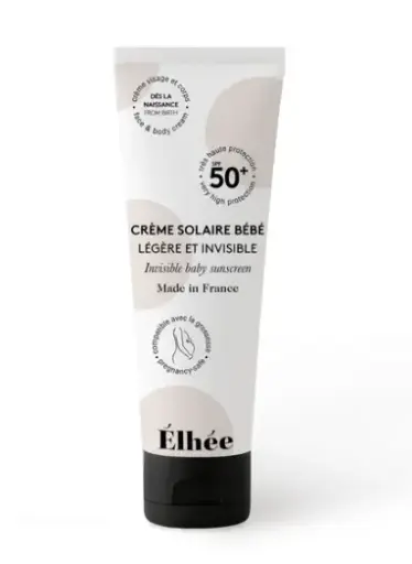 [3760399001299] Crème Solaire Bébé - Elhée - SPF 50+