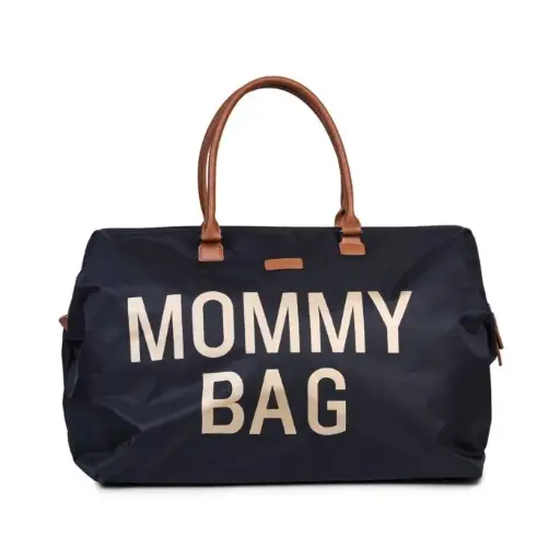 Sac à langer - Childhome - Mommy Bag Noir Or
