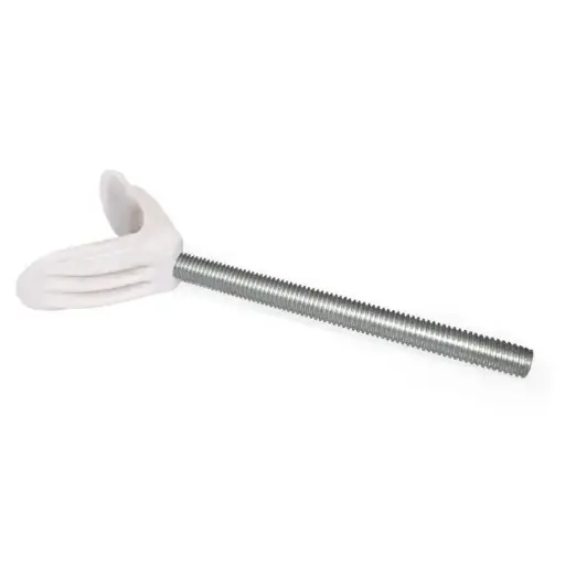 Fixation Y Barrière de sécurité - Childhome - Métal Blanc 2Pièces