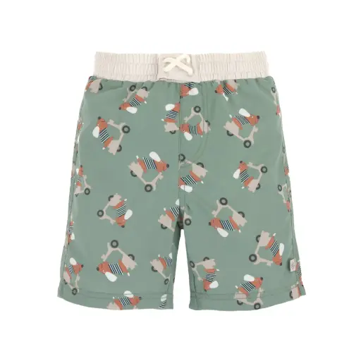 [4066239164704] Short de bain avec couche anti UV - Lässig - Chien Vert 7/12Mois  