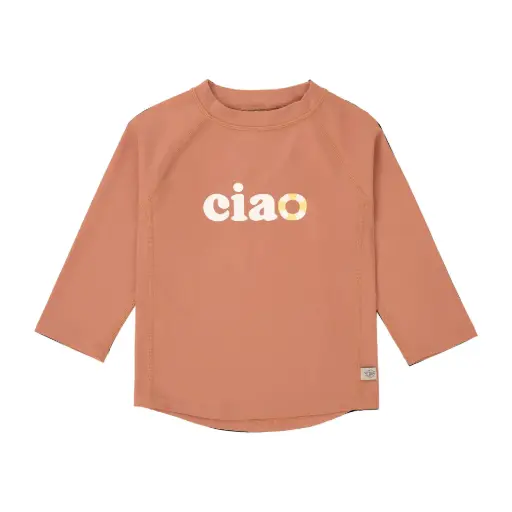 [4066239169518] T-shirt De Bains Manche Longue - Lässig - Marron 7/12Mois Anti-UV 