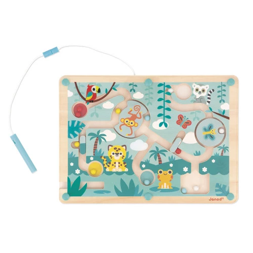 [3700217382834] Labyrinthe à Billes - Janod - Tropik (bois)  