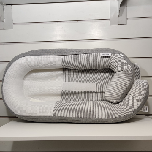 [PU-486] Reducteur de lit - Doomoo - Cocoon Gris Blanc